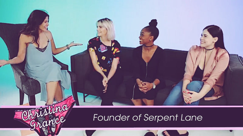 Women try Serpent Lane Crotchless Panties