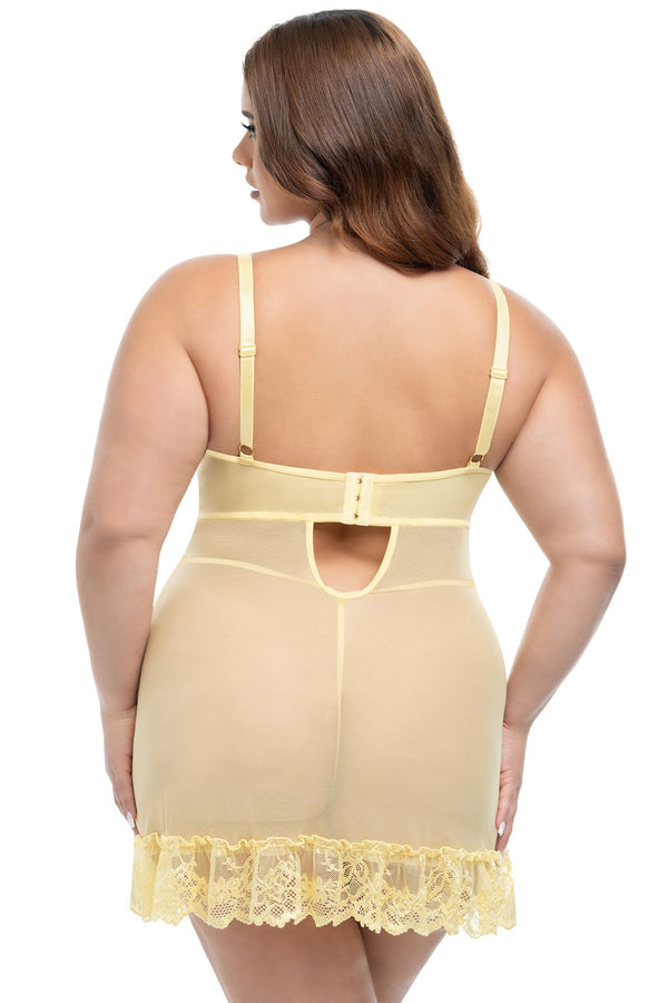 Plus Size Lacey Babydoll