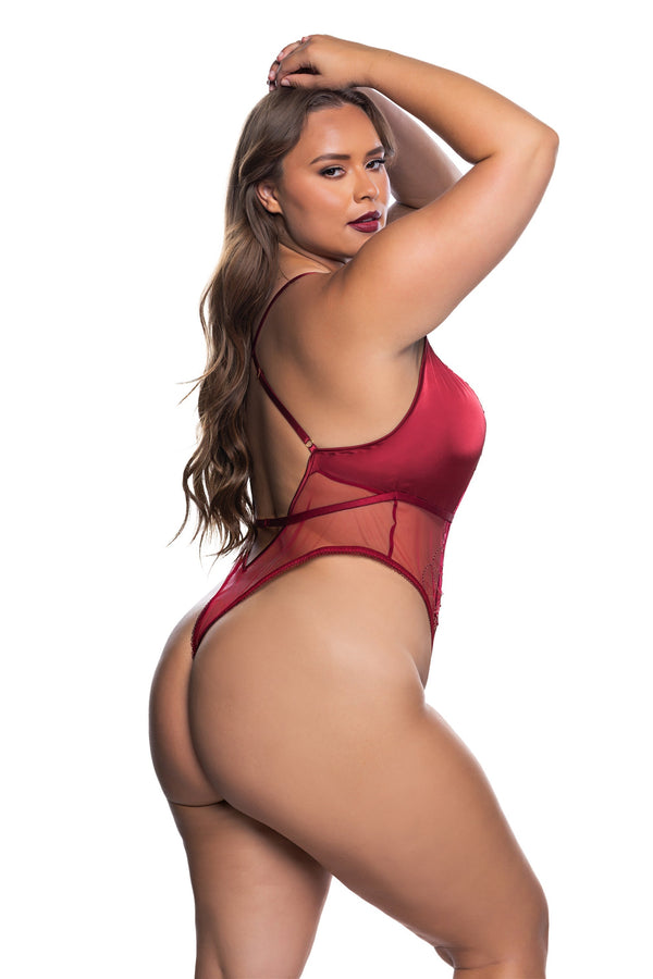 Plus Size Beaded Belle Teddy