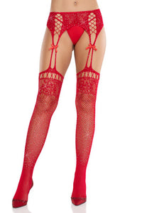 Rhinestone Thigh High Set