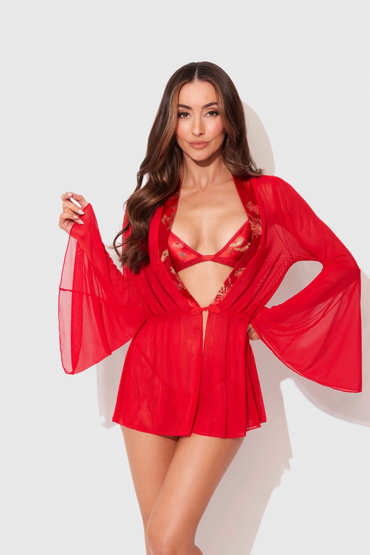 Dragon Robe + Bra Set