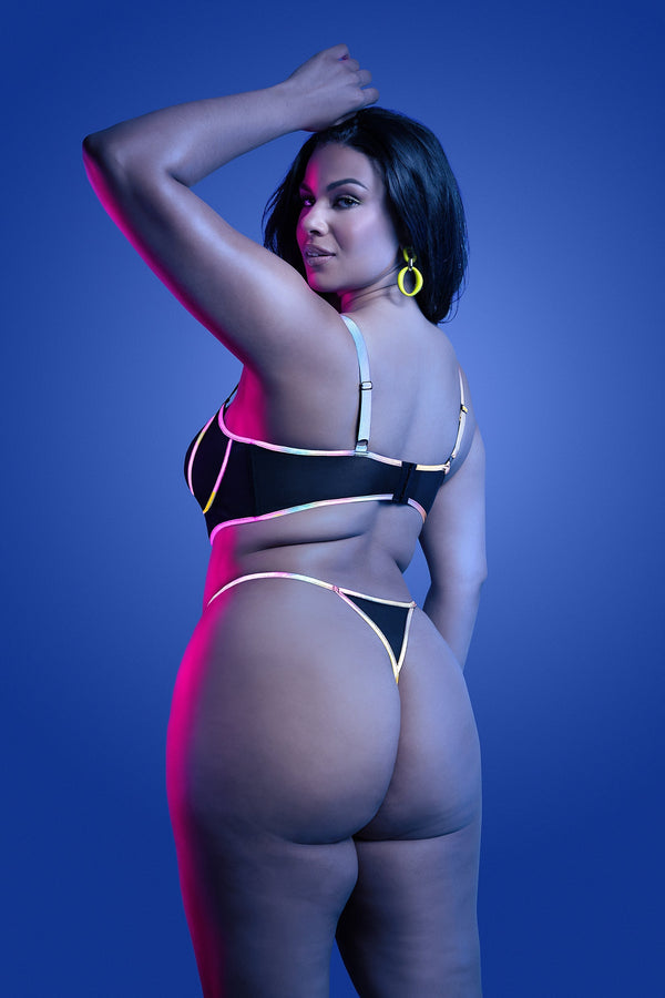 Plus Size Solar Flare Bra Set