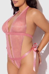 Plus Size Dusty Rose Teddy