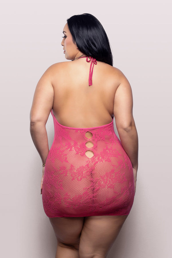 Plus Size Call Me Halter Dress