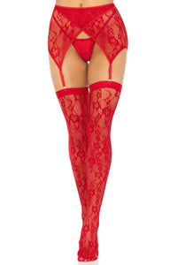 Raschel Lace Thigh Highs