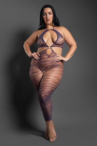 Plus Size Set Me Free Bodystocking