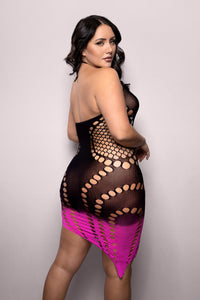 Ombre Bodystocking Dress