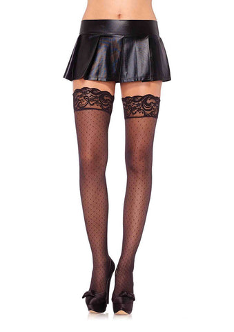 Lace Top Thigh High Stocking