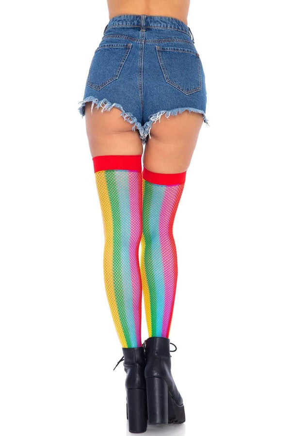 Rainbow Thigh Highs